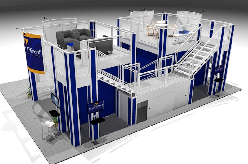 What Makes Double Deck Exhibit Rentals in Las Vegas Ideal for High-Impact Trade Shows?